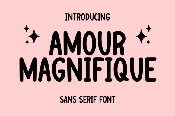 Amour Magnifique Font for Handmade Creations