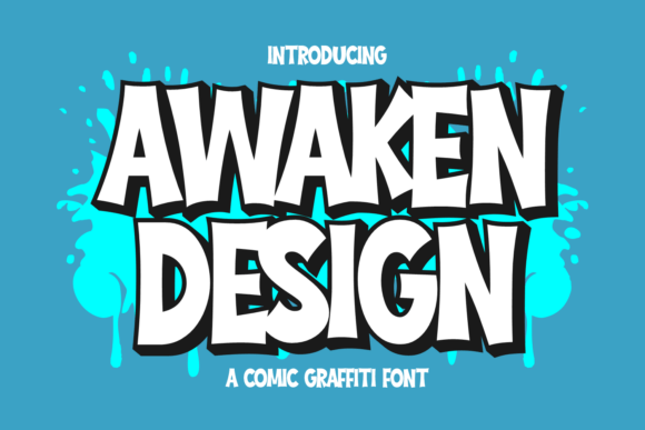 Awaken Design: A Playful Font for Editorial Creativity