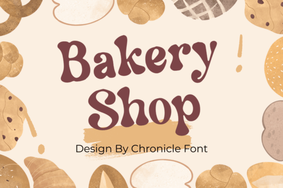 Bakery Shop Font: A Charming Display Typeface for Creative Branding