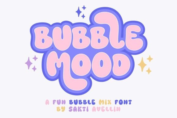 Bubble Mood Font: A Playful Display Typeface for Creative Makers