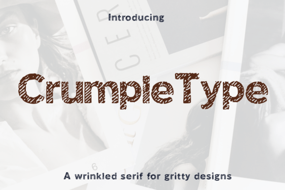 Crumple Type Font: A Distressed Typeface That Elevates Branding