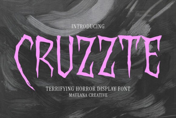 Cruzzte Font for Spooky Branding and Chilling Design Projects