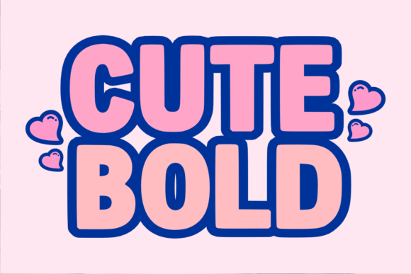 Cute Bold Font: A Playful Display Typeface for Your Brand