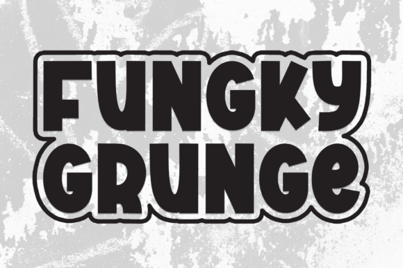 Fungky Grunge Font: A Bold Typeface for Edgy Editorial Design