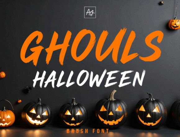 Ghouls Halloween Font for Editorial Design