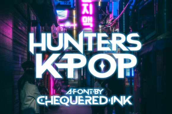 Hunters K-pop Font for Modern Branding and Creative Projects