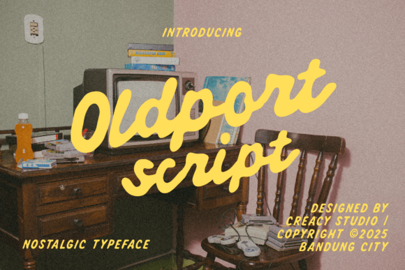 Oldport Script Font for Vintage-Inspired Creations