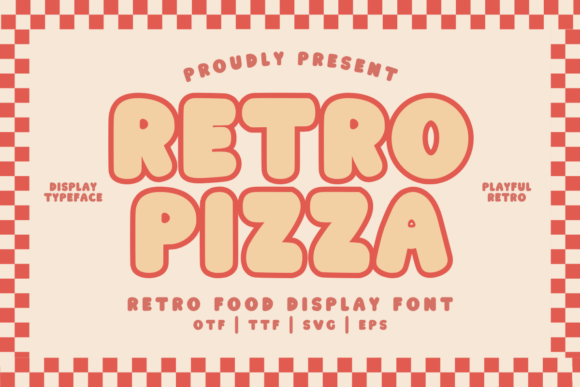 Retro Pizza Regular Font for Eye-Catching Campaigns