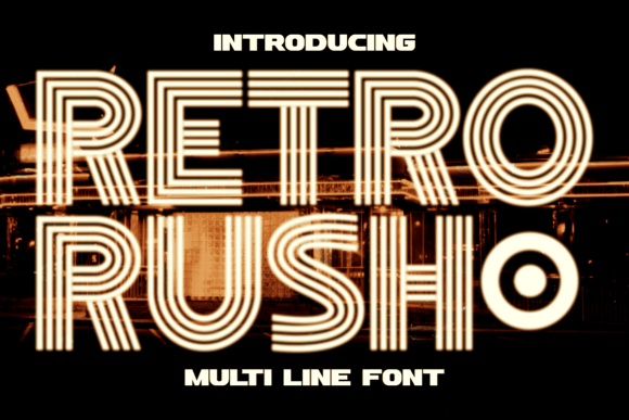 Retro Rush Font: A Display Typeface That Elevates Branding