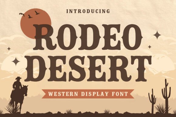 Rodeo Desert Font: A Bold Display for Western Flair