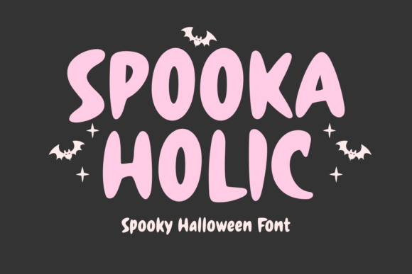 Spooka Holic Font by Dreamink 7ntypes for Halloween-Themed Editorial Projects