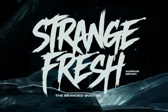 Strange Fresh Font: A Design Rebel for Editorial Projects