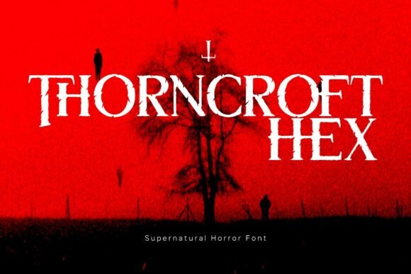 Thorncroft Hex Font: A Mystical Display Typeface for Dark Design