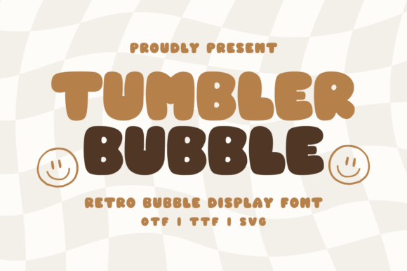 Tumbler Bubble Regular Font for Eye-Catching Branding and Marketing