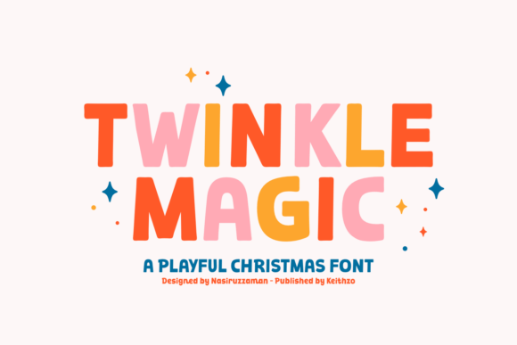 Twinkle Magic Font for Festive and Creative Designs
