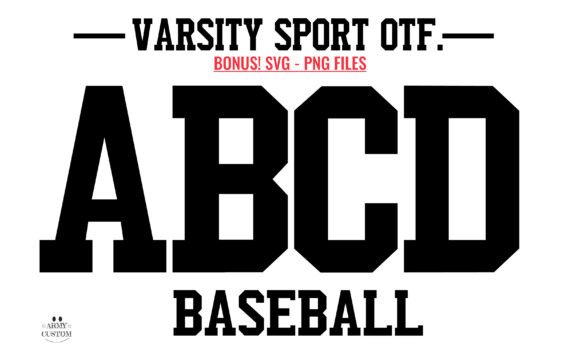 Varsity Sport Army Font for Bold Web Typography