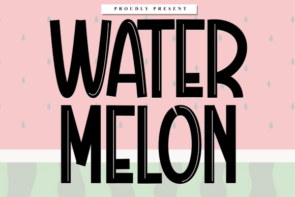 Water Melon Font: A Script Typeface for Sophisticated Branding
